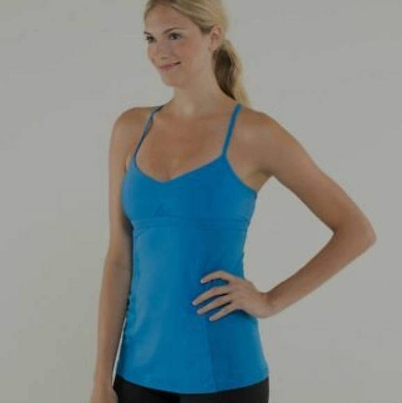LULULEMON Cornflower Blue Bend and Flow Tanktop - Picture 2 of 7